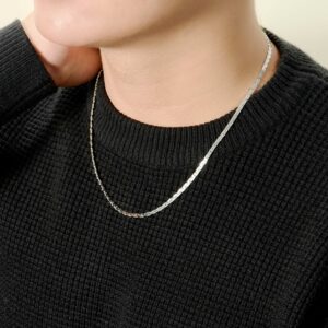 Các mẫu dây chuyền bạc nam